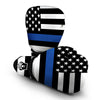 America Flag Blue Thin Line Boxing Gloves-grizzshop