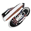 American Cannabis Leaf Flag Print Skate Shoes-grizzshop