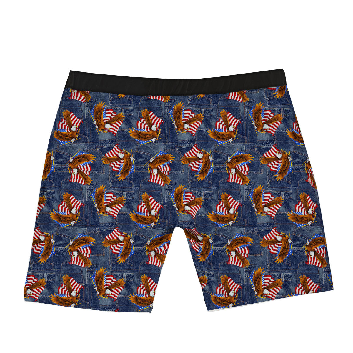 American Eagle Denim Print Pattern Boxer Briefs-grizzshop