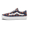 American Eagle Denim Print Pattern Skate Shoes-grizzshop