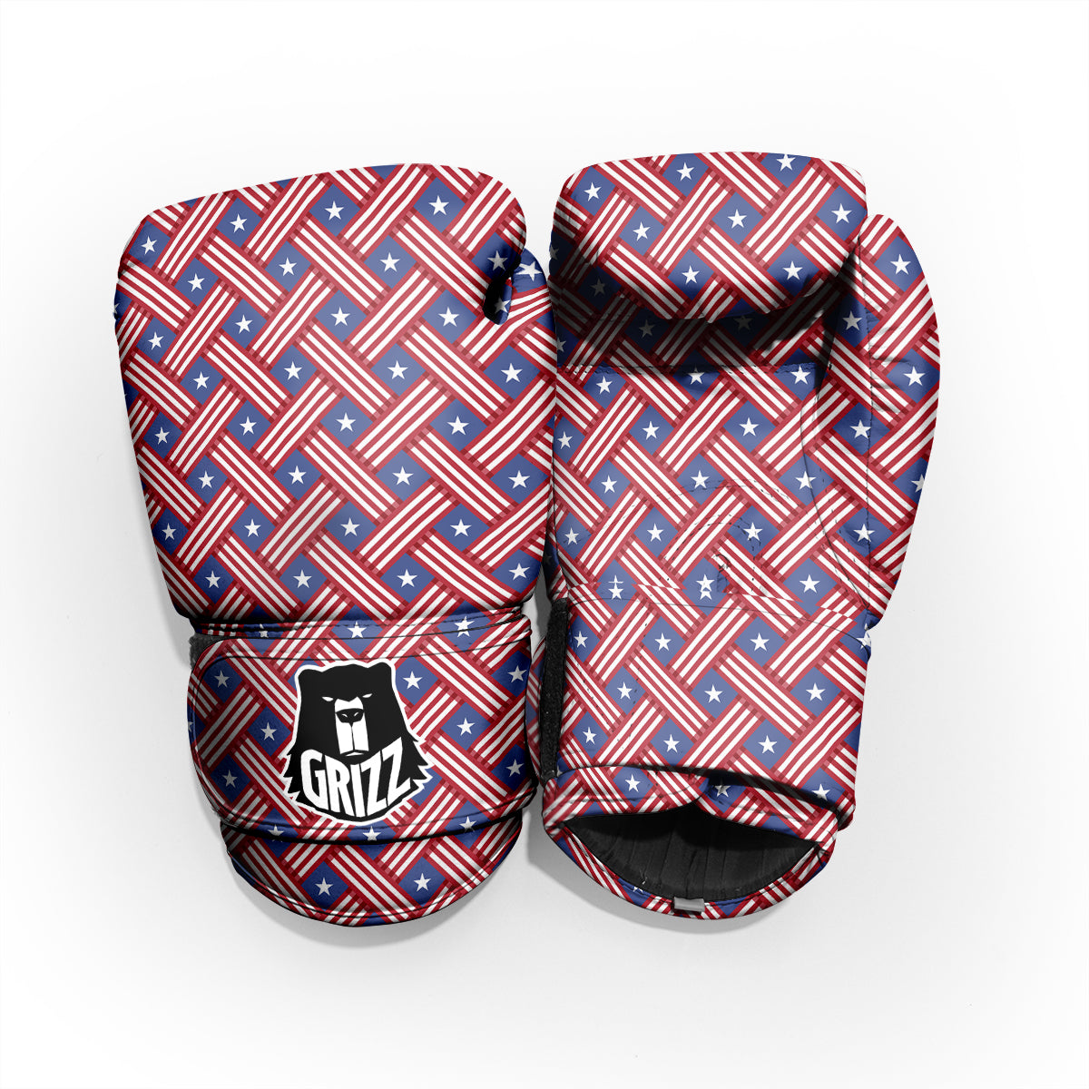 American Flag 4th of July Print Pattern Pro Boxing Glove