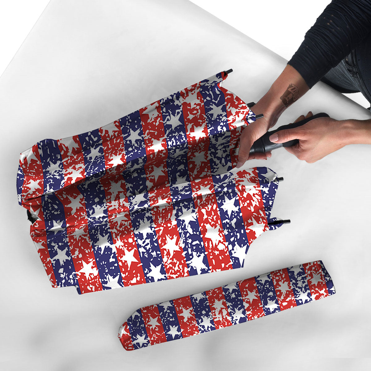 American Flag Abstract Print Umbrella-grizzshop