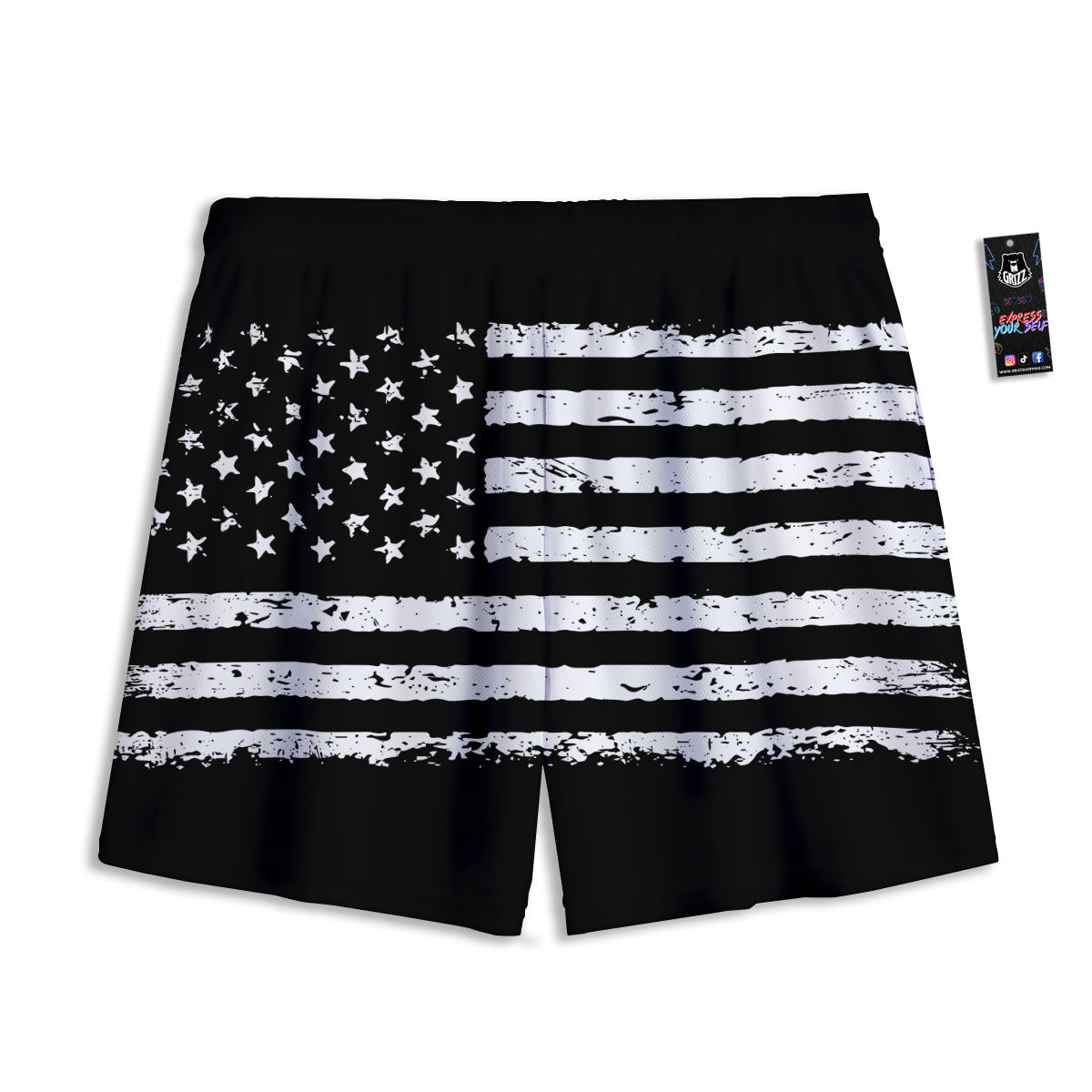 Aries Sign Black And Gold Print Mesh Shorts
