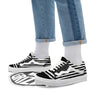 American Flag Black Print Skate Shoes-grizzshop