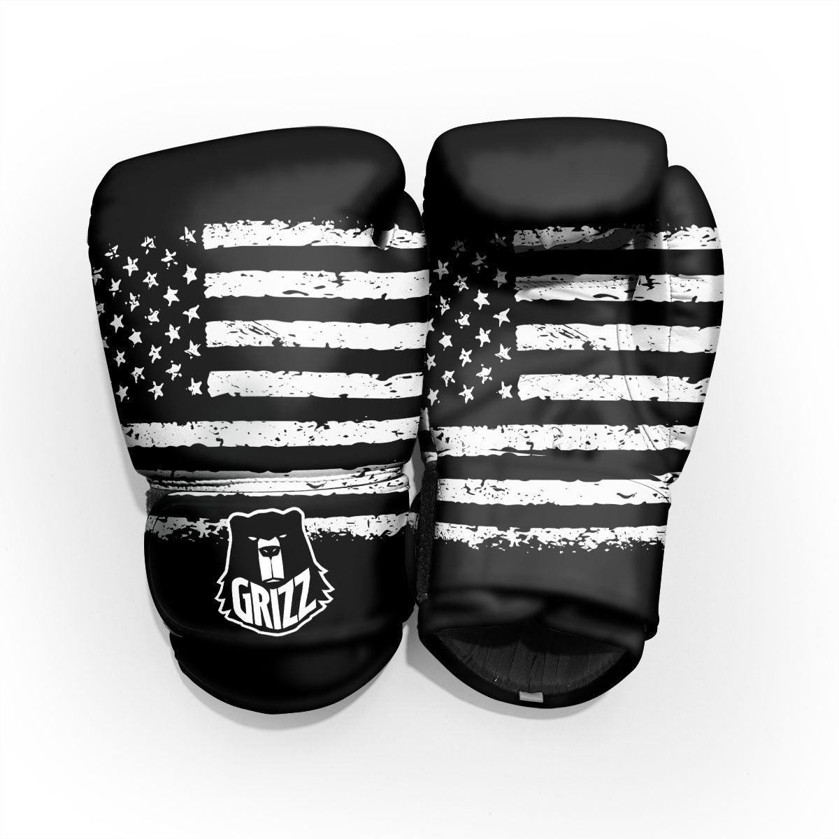 American Flag Black Print Pro Boxing Glove