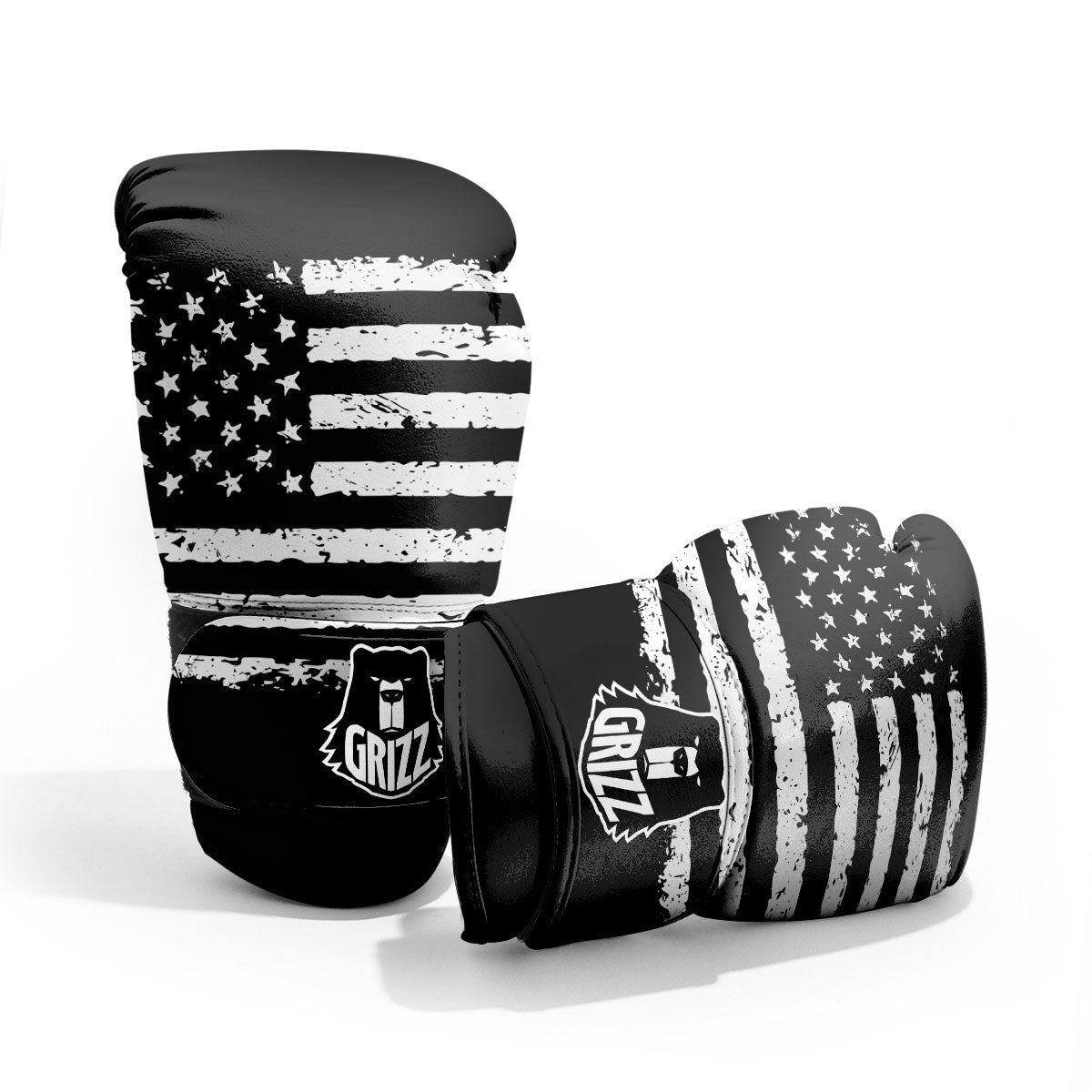 American Flag Black Print Pro Boxing Glove