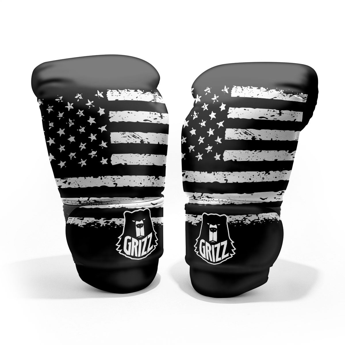 American Flag Black Print Pro Boxing Glove
