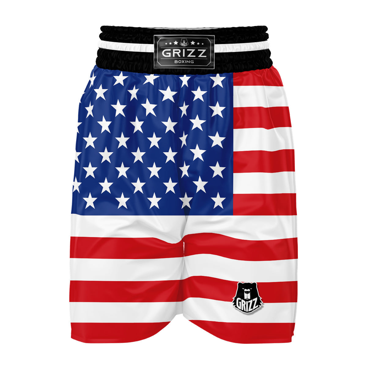 American Flag Boxing Shorts-grizzshop