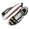 American Flag Camouflage Print Skate Shoes-grizzshop