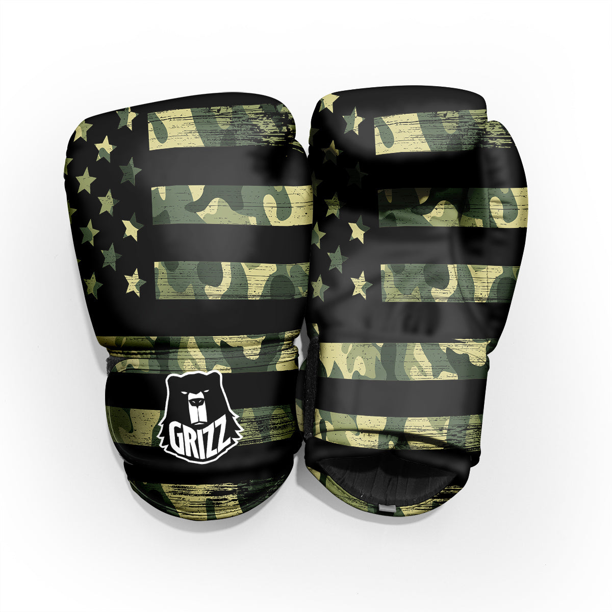 American Flag Camouflage Print Pro Boxing Glove