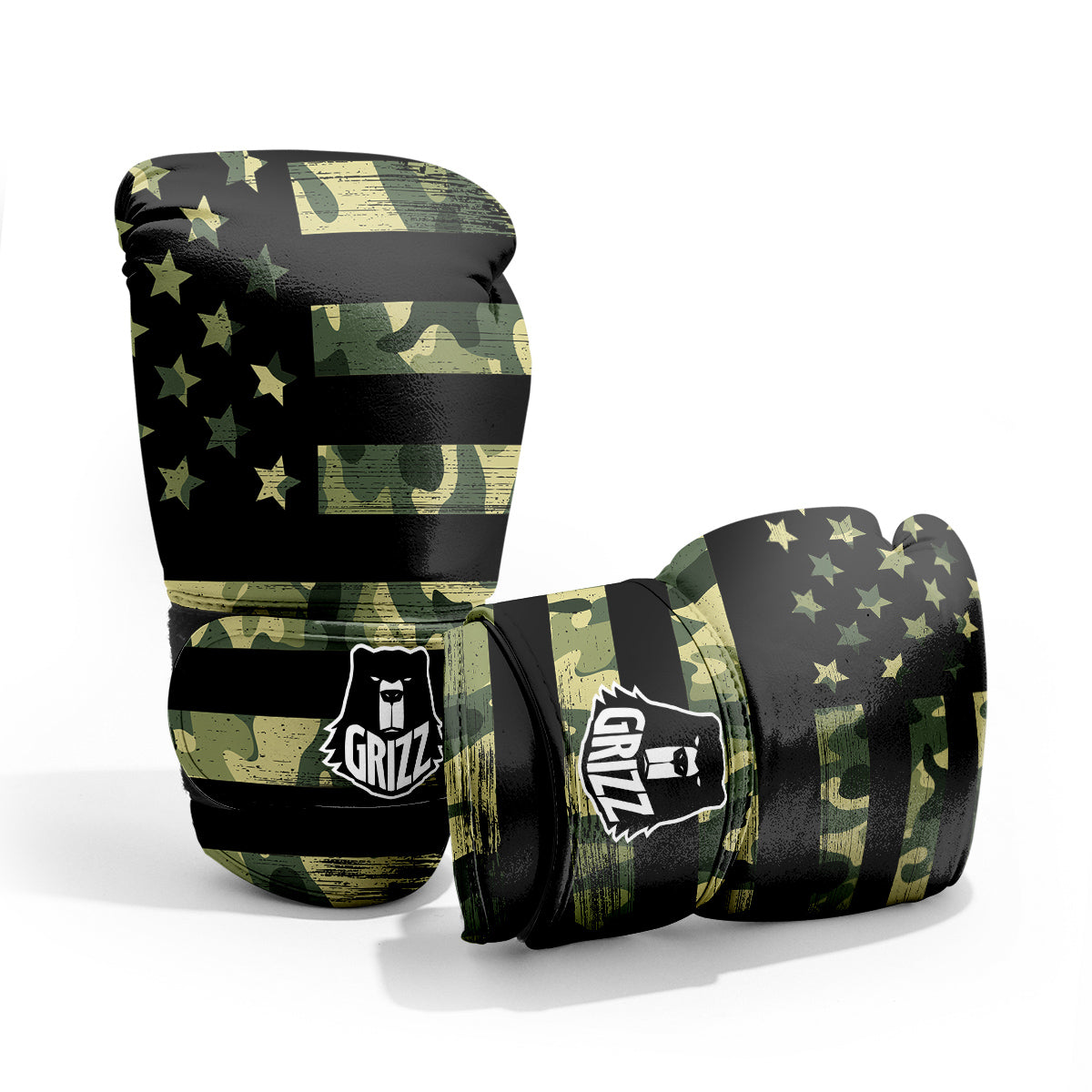 American Flag Camouflage Print Pro Boxing Glove