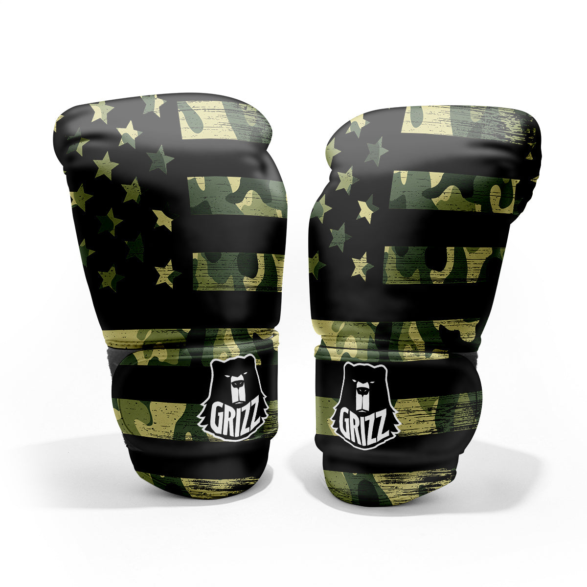 American Flag Camouflage Print Pro Boxing Glove