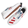 American Flag Christian Cross Print Skate Shoes-grizzshop