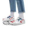 American Flag Christian Cross Print Skate Shoes-grizzshop