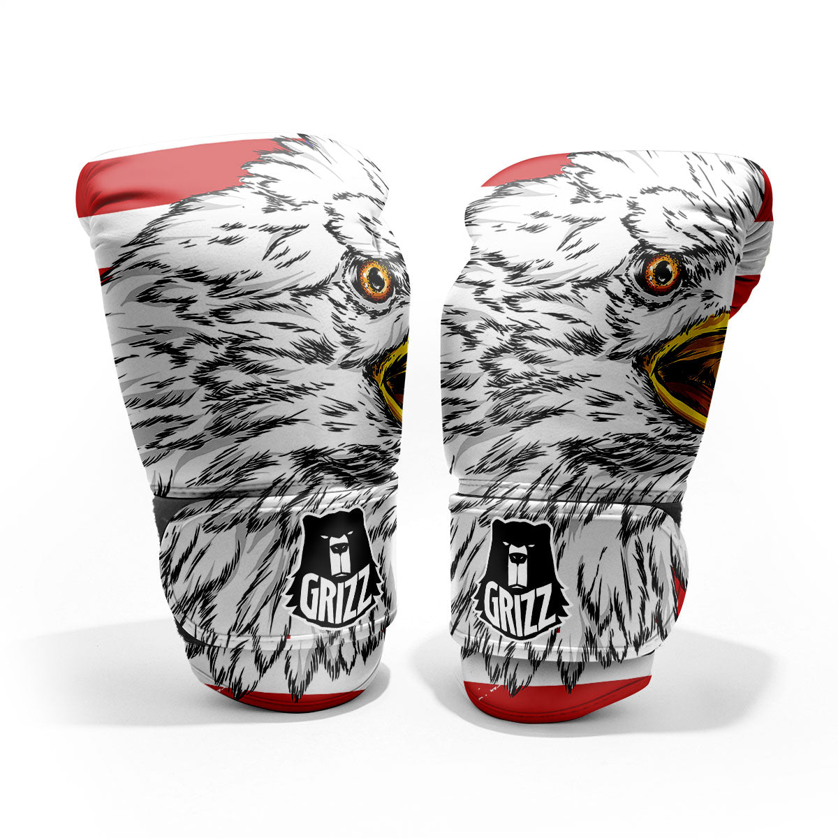 American Flag Eagle Print Pro Boxing Glove