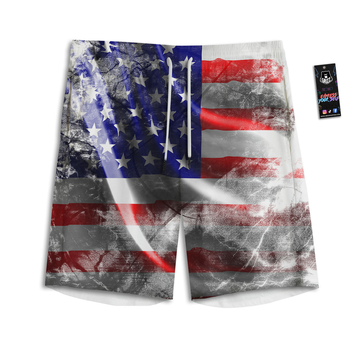 American Native Tribal Navajo Print Men's Athletic Shorts