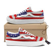 American Flag Knitted Print Skate Shoes-grizzshop