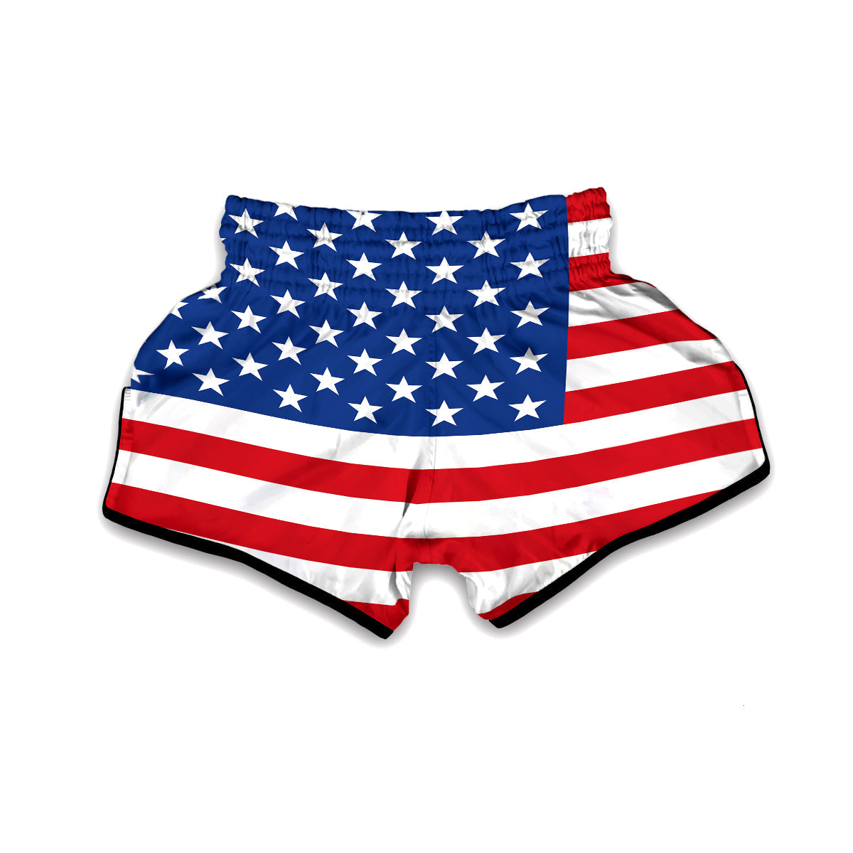 American Flag Muay Thai Boxing Shorts-grizzshop