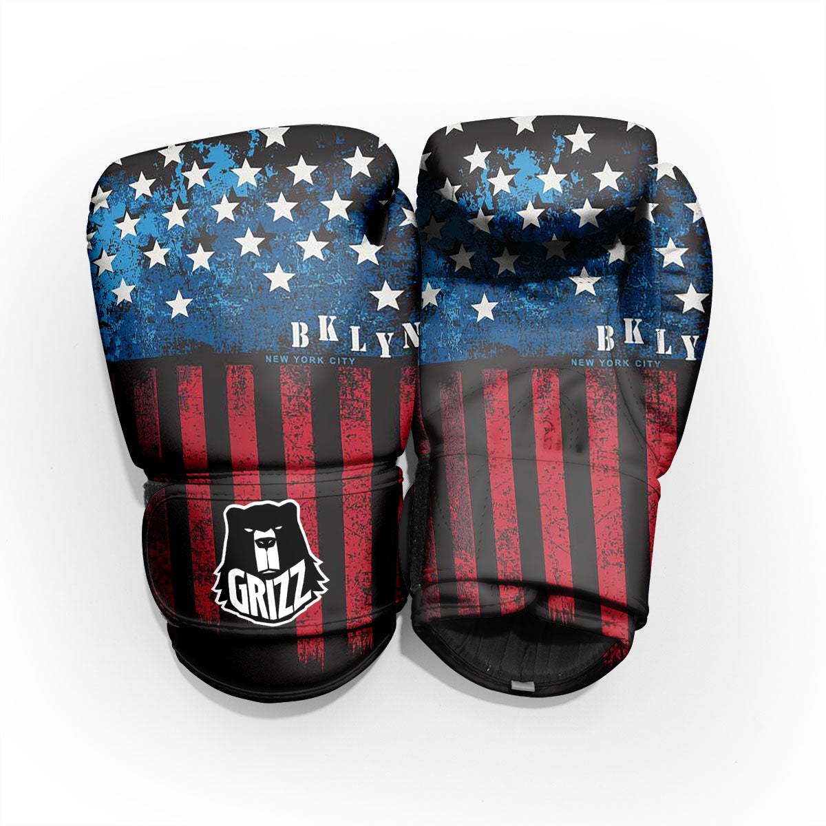American Flag Vintage Print Pro Boxing Glove