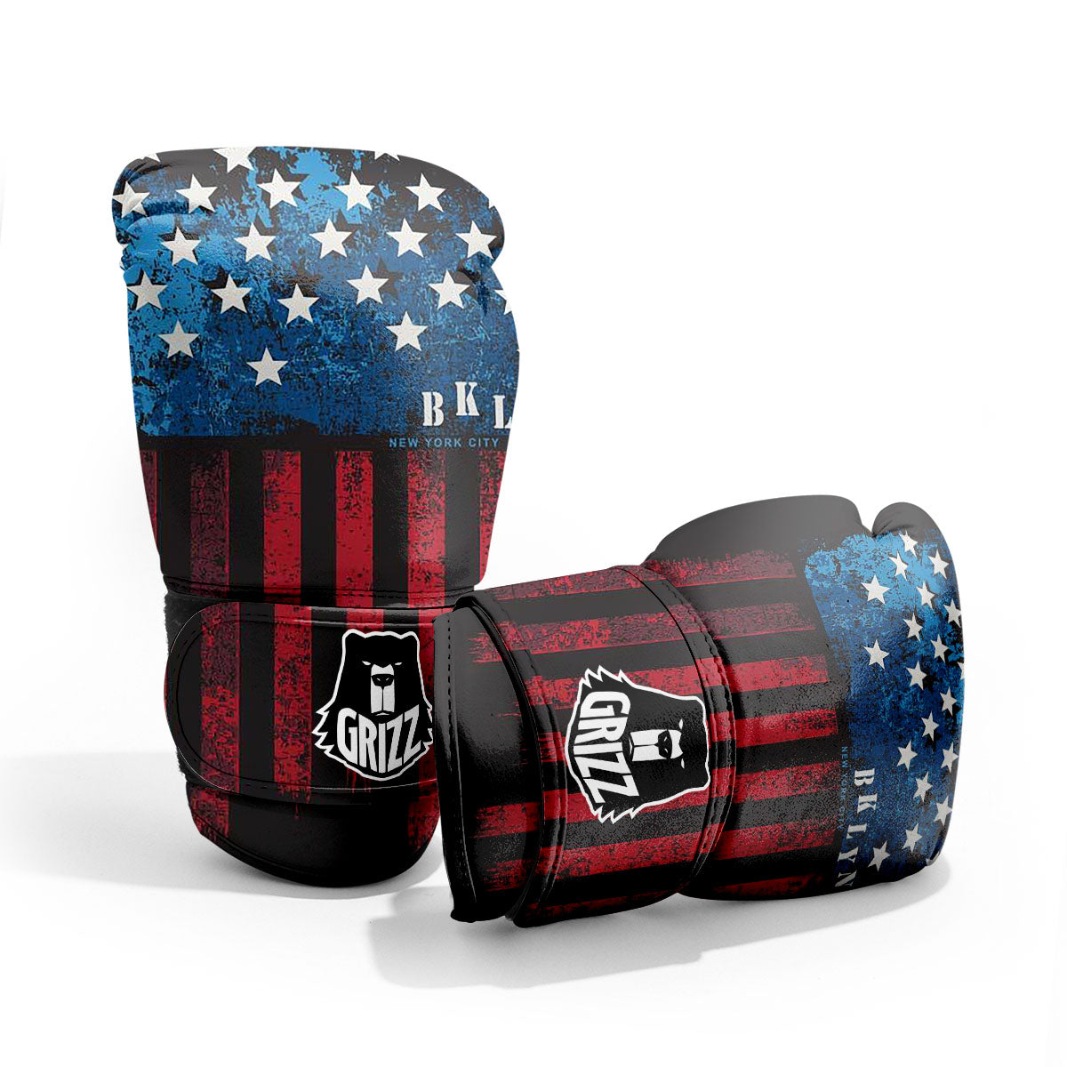 American Flag Vintage Print Pro Boxing Glove