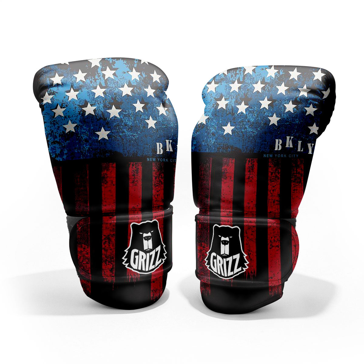 American Flag Vintage Print Pro Boxing Glove