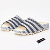American Flag White And Black Print Sandals-grizzshop