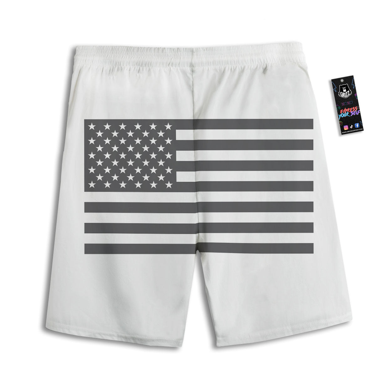American Native Tribal Print Pattern Men's Athletic Shorts