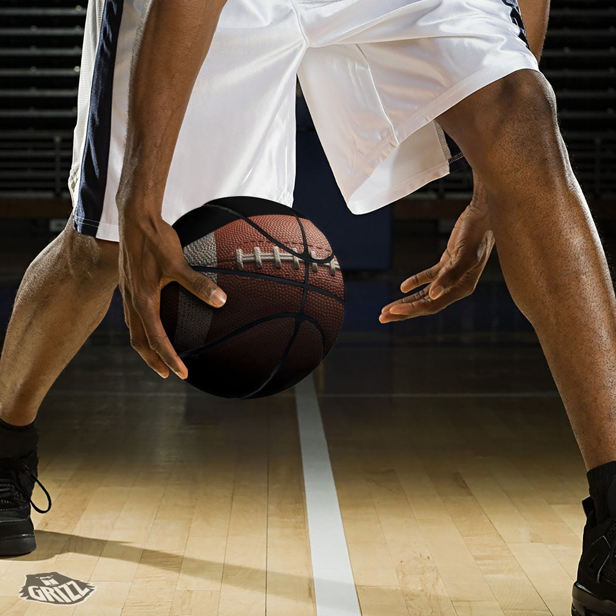 American Football Print Ball Basketball-grizzshop