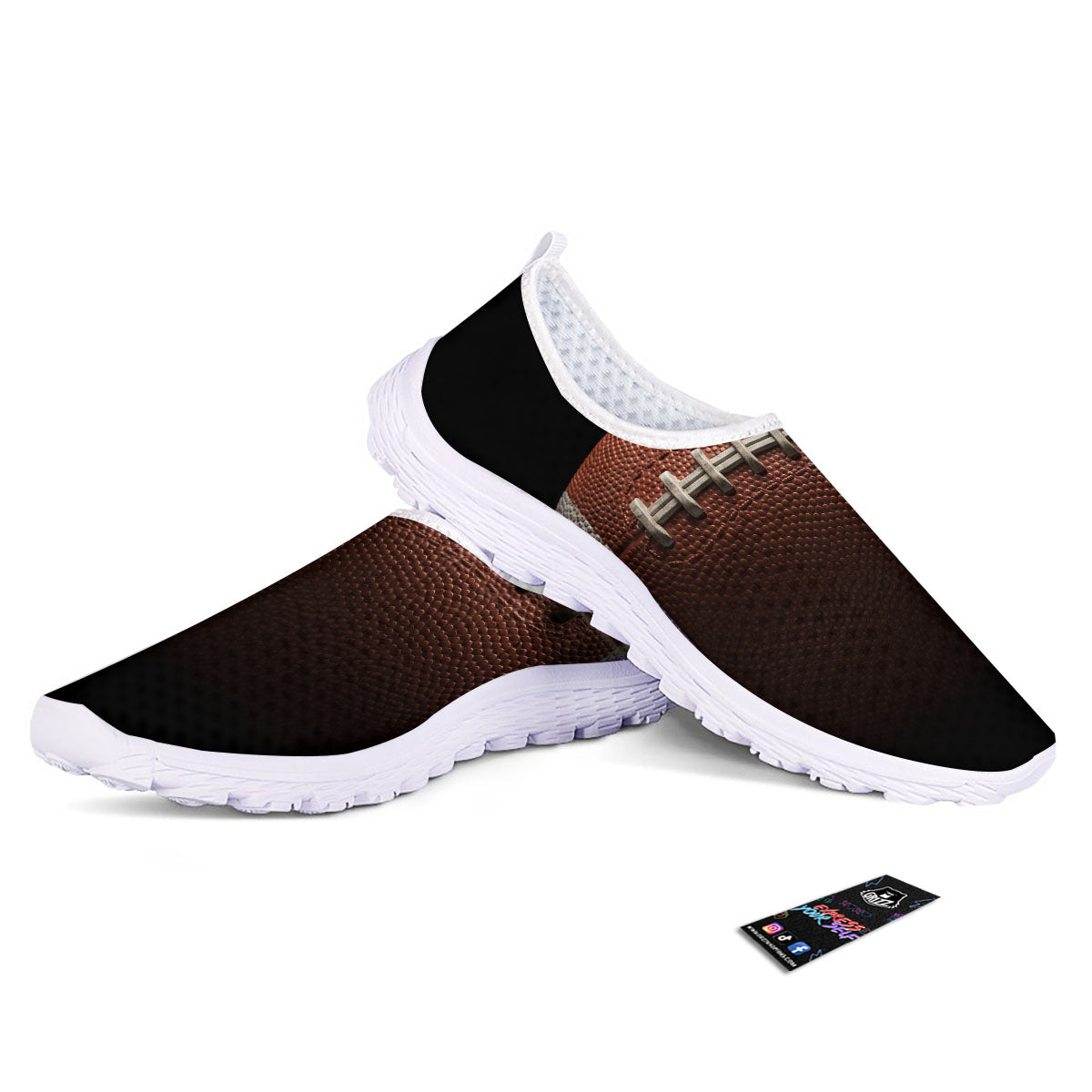 American Football Print Ball Nurse Shoes-grizzshop