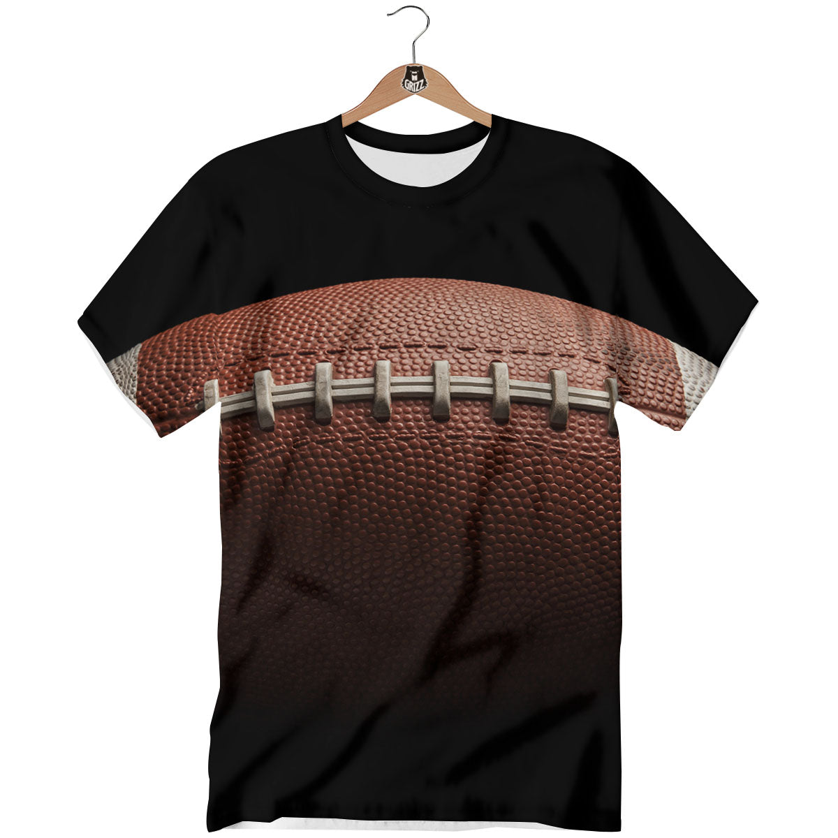 American Football Print Ball T-Shirt-grizzshop