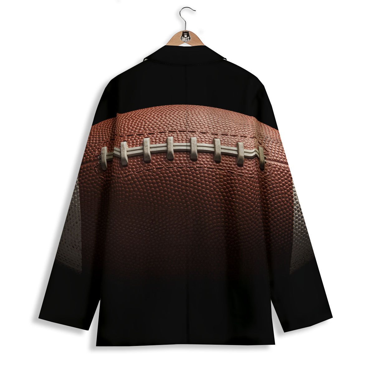 American Football Print Ball Women's Blazer-grizzshop