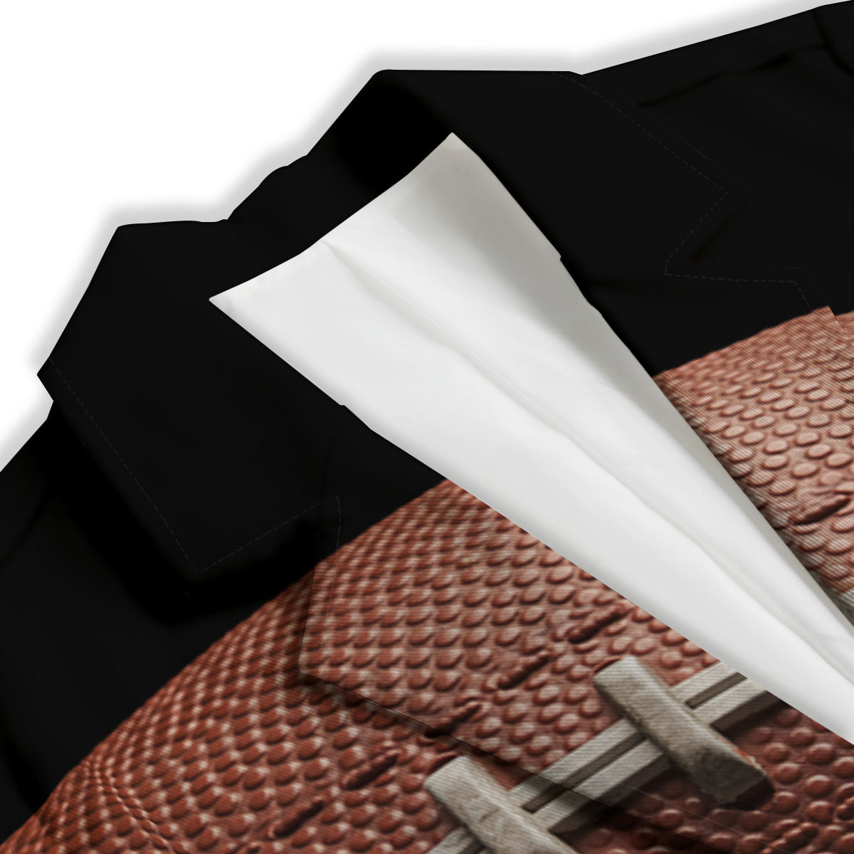 American Football Print Ball Women's Blazer-grizzshop