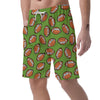 American Football Print Pattern Men's Shorts-grizzshop