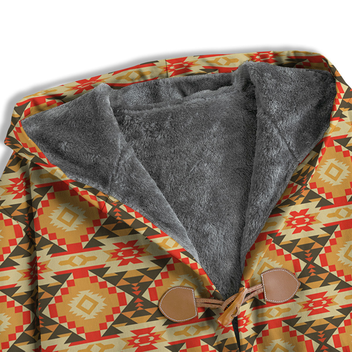 American Geometric Native Print Pattern Men's Windbreaker Jacket-grizzshop