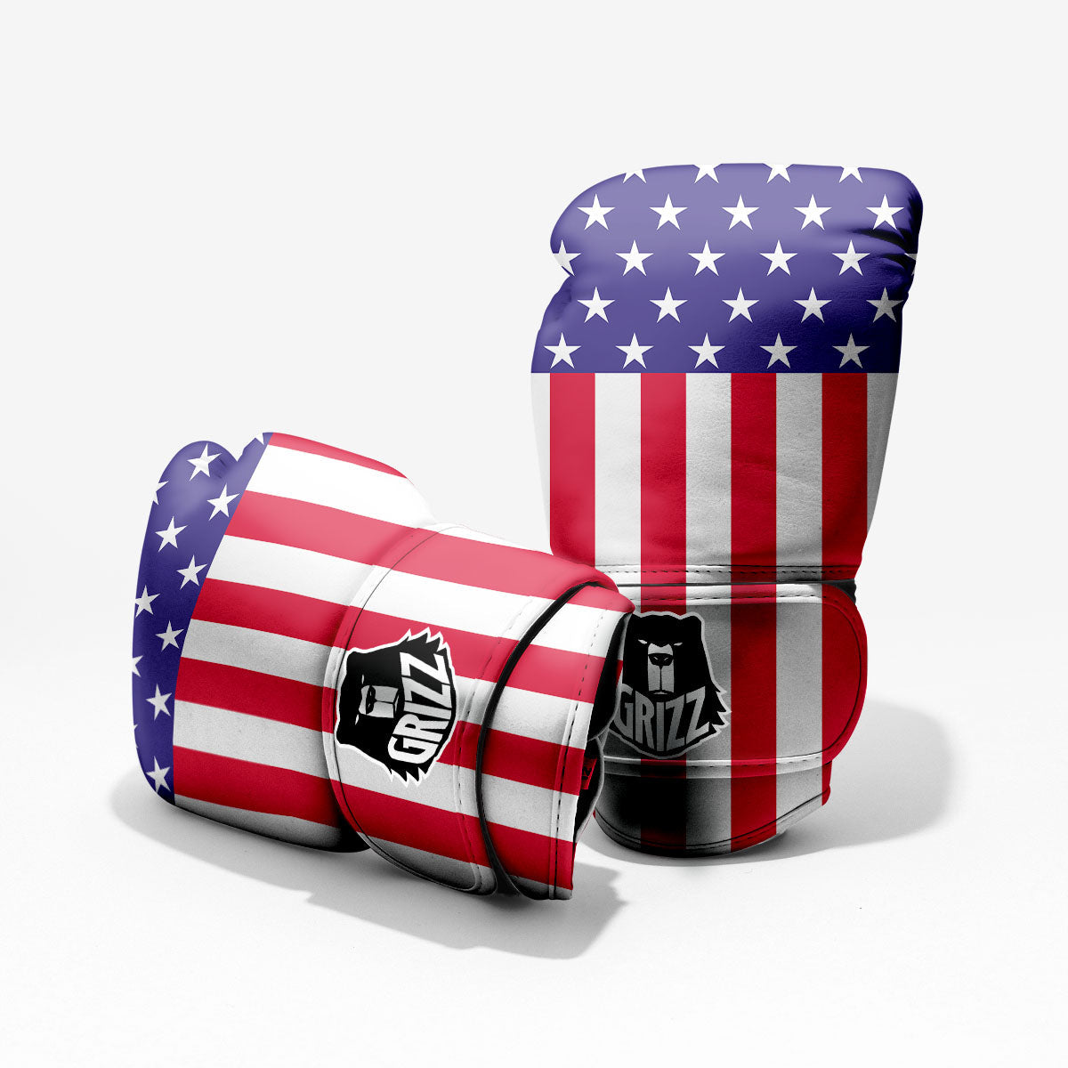 American Military Flag Print Pro Boxing Glove