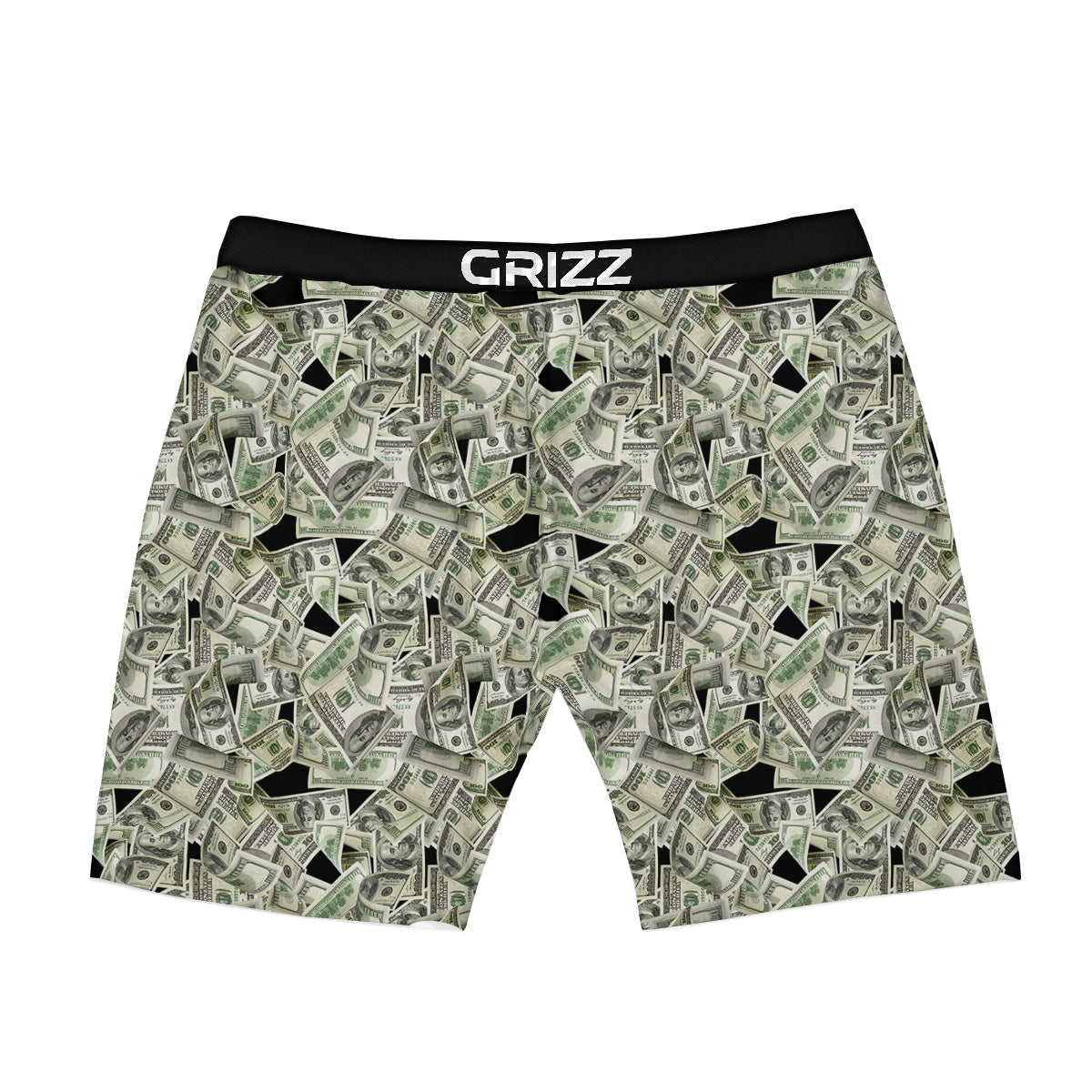 American Money US Dollars Print Pattern Boxer Briefs-grizzshop