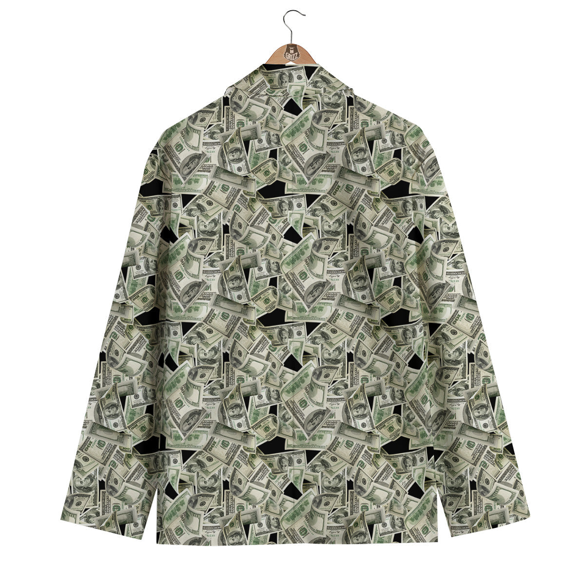 American Money US Dollars Print Pattern Men's Blazer-grizzshop