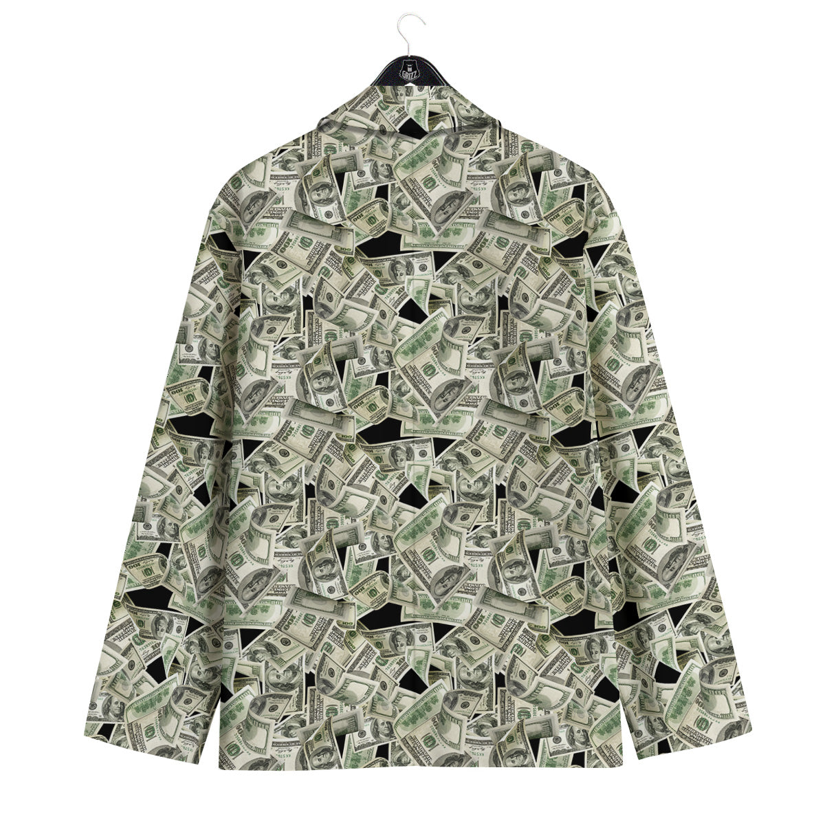 American Money US Dollars Print Pattern Men's Sport Coat-grizzshop