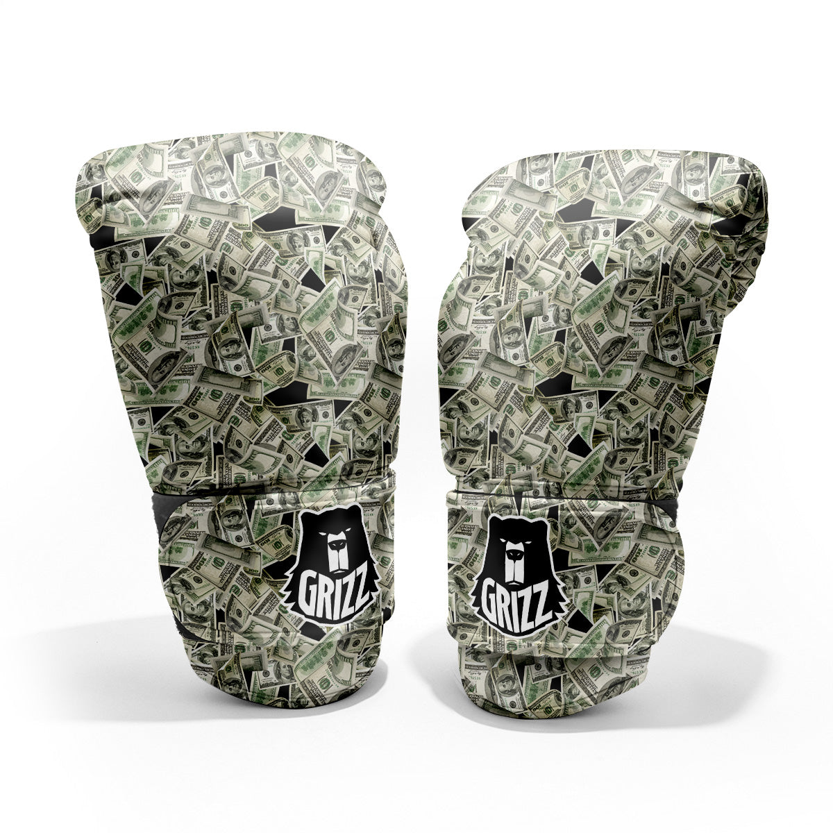 American Money US Dollars Print Pattern Pro Boxing Glove