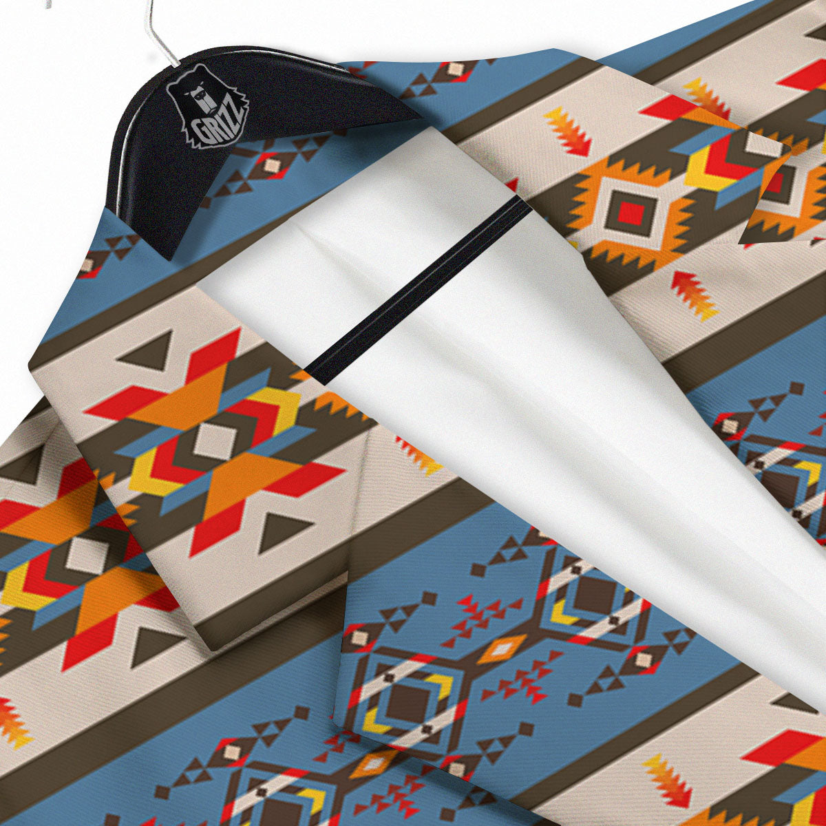 American Native Tribal Navajo Print Men's Sport Coat-grizzshop
