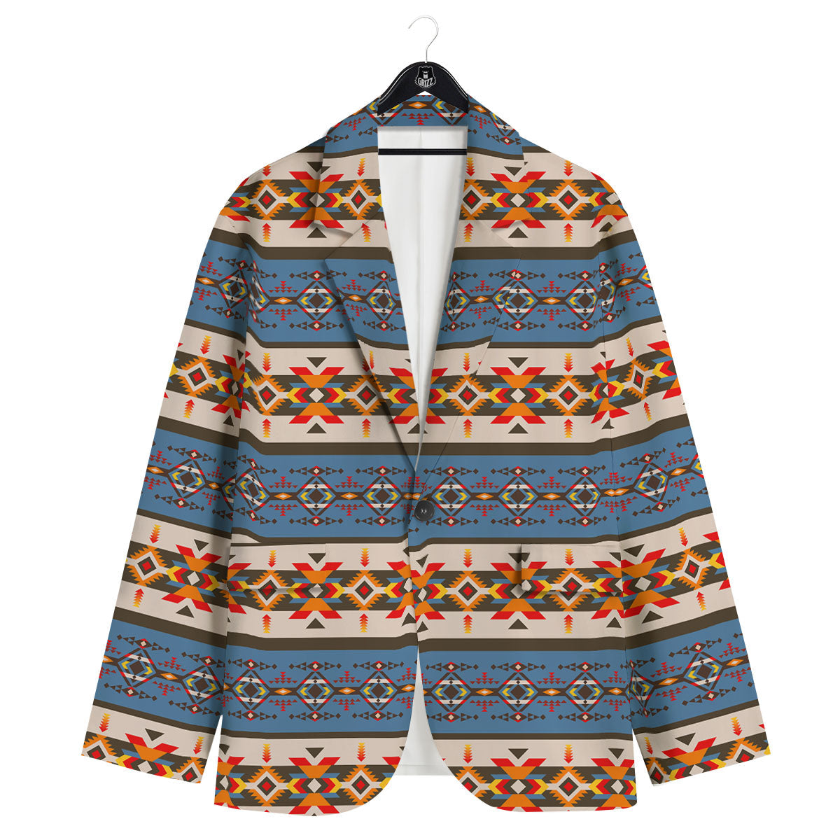 American Native Tribal Navajo Print Men's Sport Coat-grizzshop