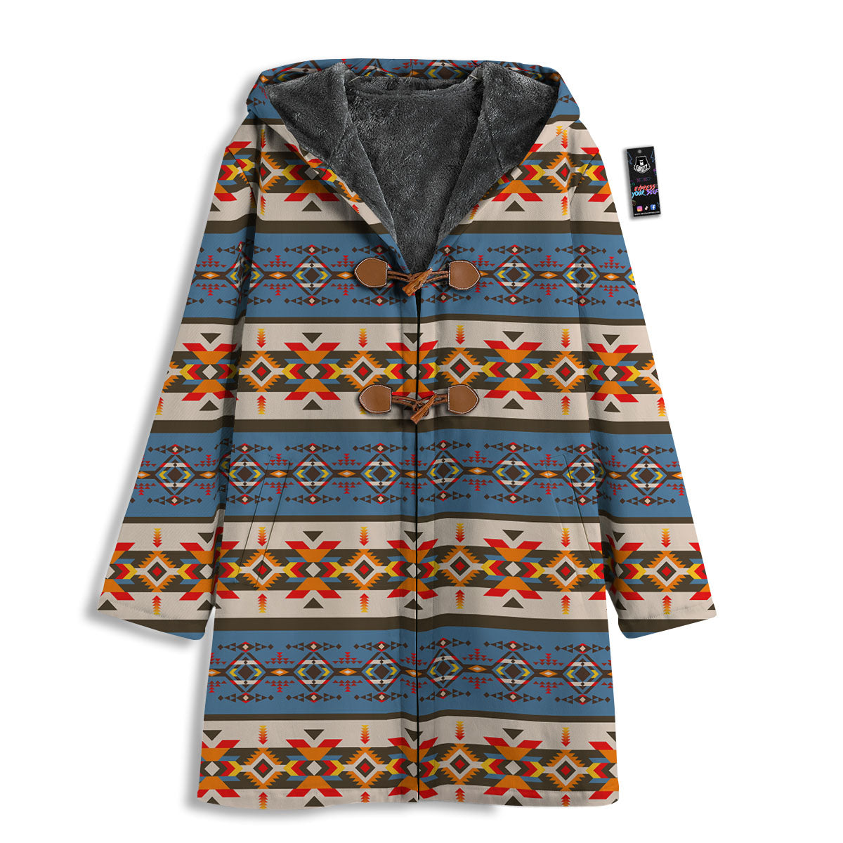 American Native Tribal Navajo Print Men's Windbreaker Jacket-grizzshop
