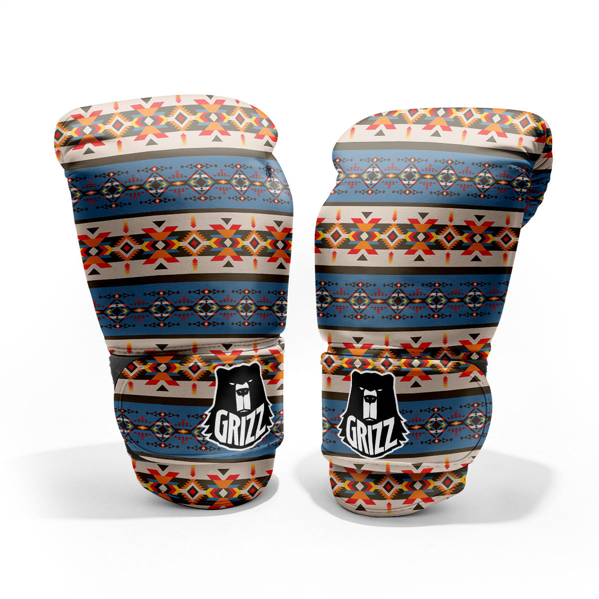 American Native Tribal Navajo Print Pro Boxing Glove