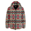 American Native Tribal Print Pattern Down Jacket-grizzshop