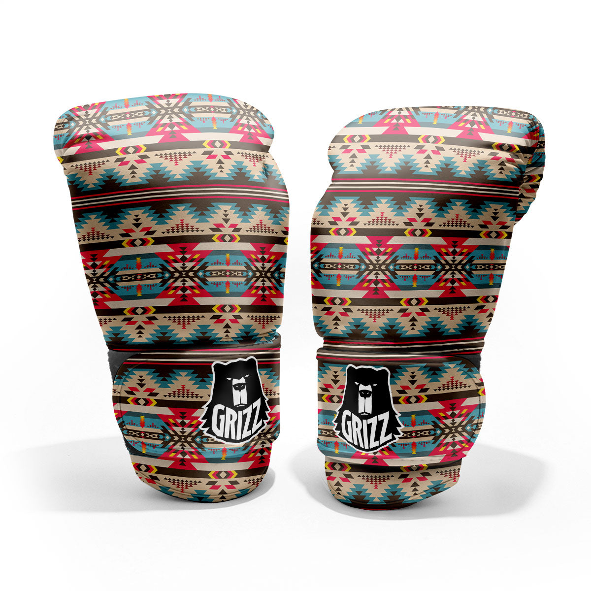 American Native Tribal Print Pattern Pro Boxing Glove