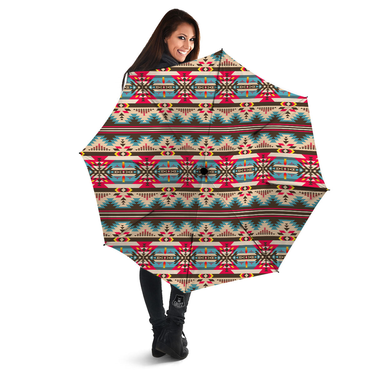 American Native Tribal Print Pattern Umbrella-grizzshop
