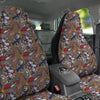 American Old West History Print Pattern Car Seat Covers-grizzshop