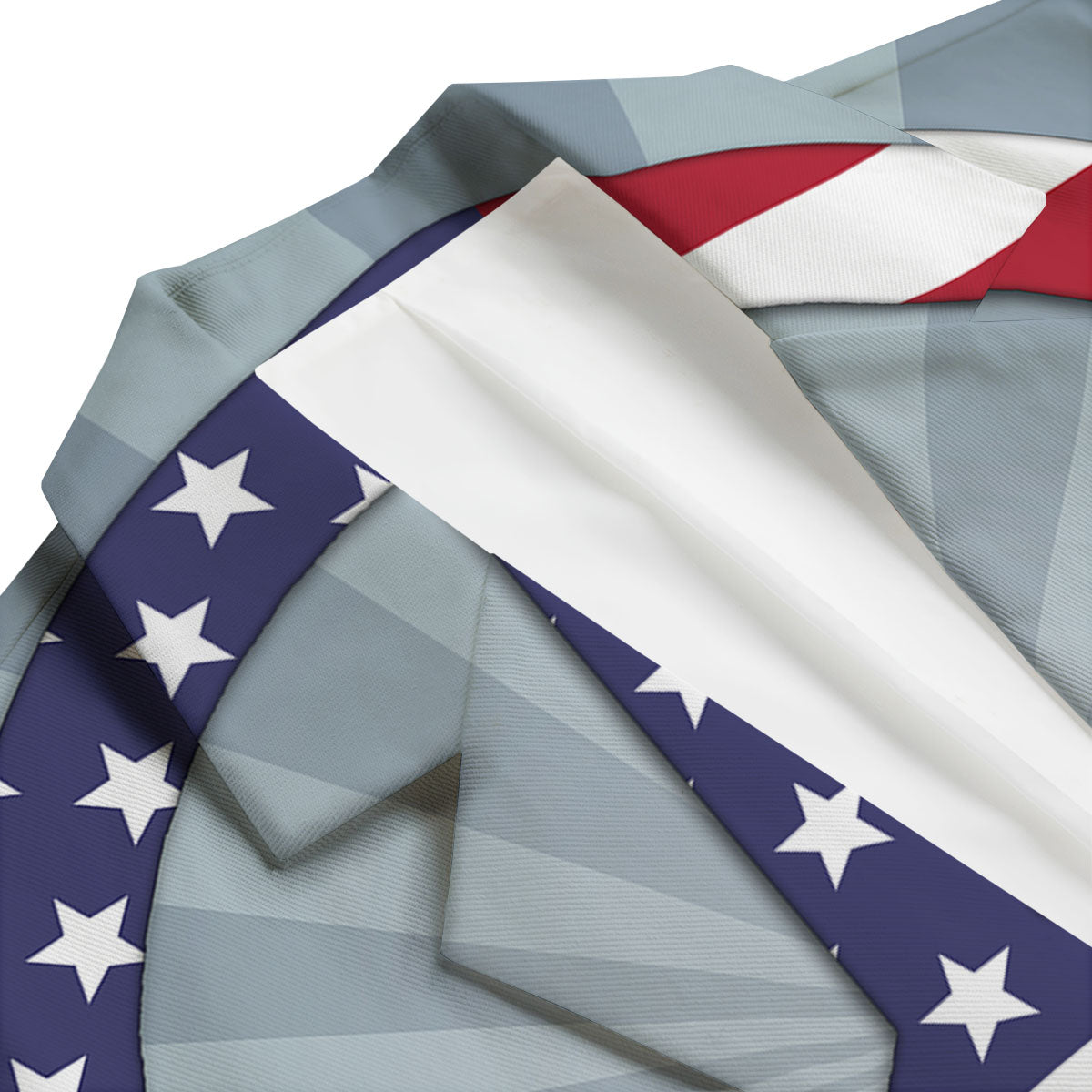 American Peace Flag Print Men's Blazer-grizzshop