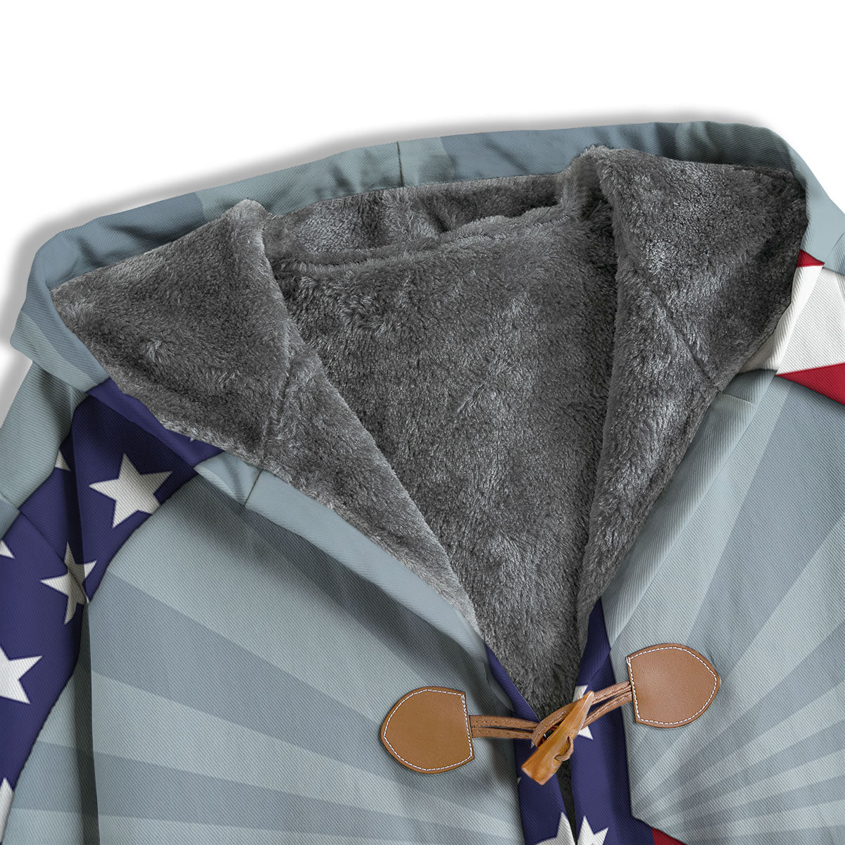 American Peace Flag Print Men's Windbreaker Jacket-grizzshop