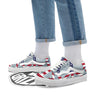 American Peace Flag Print Skate Shoes-grizzshop